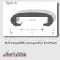 Preview: PVC Handlauf Typ. HL06 für Flachstahl 50x10mm